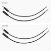 2.5mm Male Mono Cable 2Pin AUX Speaker Audio Power Cord 25cm Length - 7