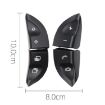 Mercedes-Benz S/CL-Class Steering Wheel Multi-Function Button Gray - 3