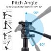 XILETU LS-2A Mini Hydraulic Ball Head Tripod 360 Panoramic Shooting - 5