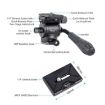XILETU LS-2A Mini Hydraulic Ball Head Tripod 360 Panoramic Shooting - 6