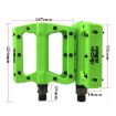 RACEWORK RK091 Mountain Bike Nylon Fiber Anti-slip Pedals (Gray) - 3