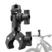 Motorcycle Bicycle Handlebar Camera Clip Clamp with Adapter for Sports Camera - 2
