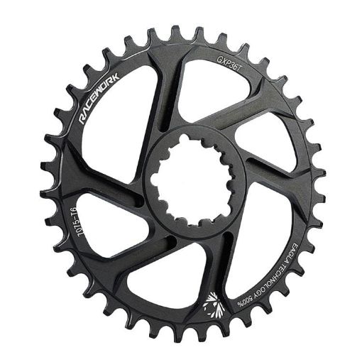RACEWORK 7075-T6 SRAM MTB Single Plate Round Sprocket 6mm 36T - 1