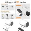 DJI/Zhiyun Gimbal Stabilizer Fill Light LED Lamp XJ97P Dual + Clips Set - 6
