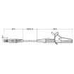 4mm Banana Jack Multimeter Alligator Clip 4-Wire Silicone Test Pen - 3