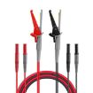 4mm Banana Jack Multimeter Alligator Clip 4-Wire Silicone Test Pen - 4