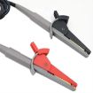 4mm Banana Jack Multimeter Alligator Clip 4-Wire Silicone Test Pen - 5