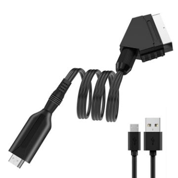 HDMI to SCART Converter for Set-Top Boxes & Game Consoles (Black) - 1