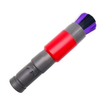 32mm Soft Brush & DC Connector Vacuum Cleaner Dusting Accessory Set - 1