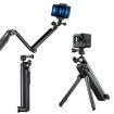 TELESIN Tri-folding Tripod for Sports Camera & Mobile Phone - Black - 2