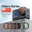 aMagisn ND Filter Set for DJI Action 5 Pro/4/3 - ND8, ND16, ND32, ND64 - 2