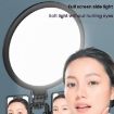 10" Black LED Fill Light Selfie Lamp for Mobile & Photography - 6