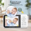 3.2" LCD Wireless Baby Monitor with 2-Way Audio & Night Vision Camera - 5