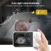 3.2" LCD Wireless Baby Monitor with 2-Way Audio & Night Vision - EU Plug - 9