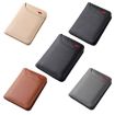 Men's Black Leather Wallet - Multi-Position Card Holder & Mini Purse - 2