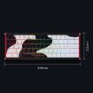 Ajazz ALUX68 MAX RGB Wired Mechanical Keyboard, White, DIY Magnetic Shaft - 3