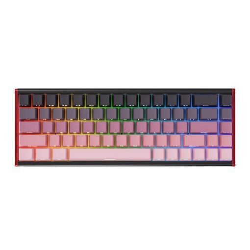 Ajazz ALUX68 MAX RGB Wired Mechanical Keyboard, Gradient Pink - 1