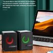 T-WOLF S3 USB/3.5mm Desktop Speakers Dual Diaphragm Subwoofer (Black) - 3