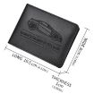 Women's Leather Driver License & Credit Card Holder, 4 Slots, Blue - 3