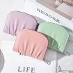 Pink Pleated PU Zipper Short Wallet - Women's Solid Color Coin Purse - 8