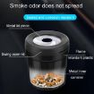 A636 Black Screw Cap Ashtray for Car & Home Desktop Use - 6