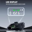 C6 IPX6 Waterproof Bluetooth Helmet Headset with LED & Soft/Hard Mics - 3