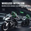 C6 IPX6 Waterproof Bluetooth Helmet Headset with LED & Soft/Hard Mics - 8