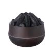 Simulated Charcoal Fire Night Light USB Humidifier - Dark Wood Grain - 1