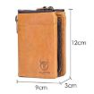 BULL CAPTAIN 050 RFID Anti-theft Wallet with Coin Purse - Yellow Brown - 3