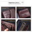 BULL CAPTAIN 0203 RFID Cowhide Wallet - Multiple Card Slots, Coffee - 5
