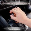 Universal Car Gearshift Cover - Manual Transmission Gray Interior Accessory - 7