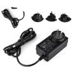 Waveshare 9V/5A DC Jack Power Supply Adapter, 1.2m Cable, US Plug - 4