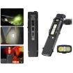 Mini Portable Self-Defense Flashlight with Pen Clip - Three-Light Source - 2