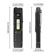 Mini Portable Self-Defense Flashlight with Pen Clip - Three-Light Source - 3