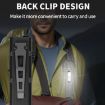Mini Portable Self-Defense Flashlight with Pen Clip - Three-Light Source - 5
