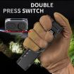 Mini Portable Self-Defense Flashlight with Pen Clip - Three-Light Source - 7