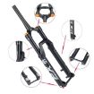 KRSEC XR36 29" MTB Fork, Straight Taper Tube, Barrel Axle, Black - 4