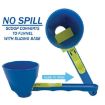 Multifunctional Blue Protein Powder Scoop - Leak-Proof Kitchen Ladle - 2