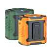 Portable Orange Waist & Neck Fan - 100 Speeds, Long Life, Outdoor Cooling - 2
