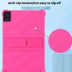 TCL TAB 10L Gen 2 Shockproof Silicone Case with Holder - Rose Red - 5