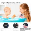 Crab Shape Digital Baby Bath Water Thermometer, White LCD Display - 5
