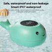 Pink IPX7 Waterproof Cartoon Whale LED Baby Bath Thermometer - 6