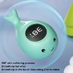 Pink IPX7 Waterproof Cartoon Whale LED Baby Bath Thermometer - 7