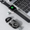 Portable Magnetic Wireless Charger for Apple Watch 1-10/SE, Type-C, White - 2