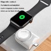 Portable Magnetic Wireless Charger for Apple Watch 1-10/SE, Type-C, White - 6