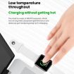 Portable USB Magnetic Wireless Charger for Apple Watch 1-10/SE (White) - 3