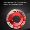 ENLEE M18 Gold Aluminum Bicycle Crank Cover Screws - 5