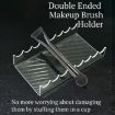 Transparent Acrylic Makeup Brush Storage Stand - 2pcs Display Holder - 3