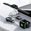 Magnetic Wireless Charger for Apple Watch 1-10/SE - Portable & Mini (Black) - 2
