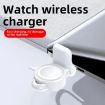 Magnetic Wireless Charger for Apple Watch 1-10/SE - Portable & Mini (Black) - 7